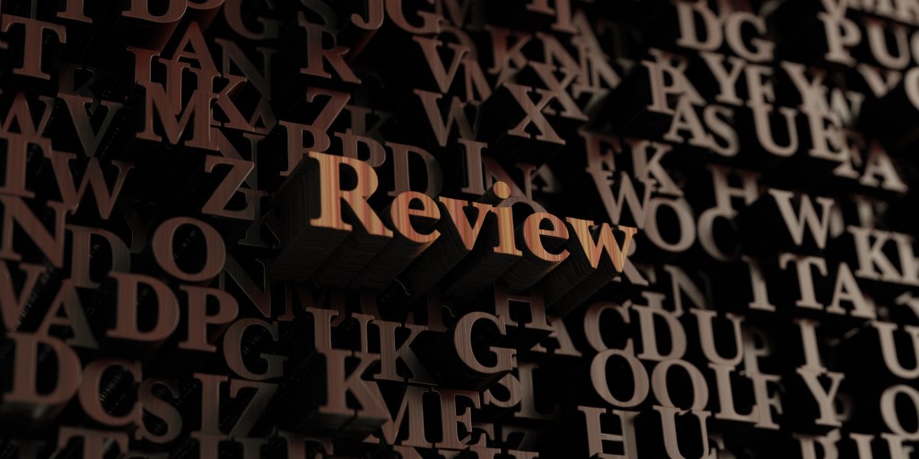 Review - Wooden 3d rendered letters/message
